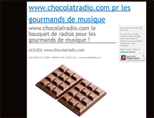 Tablet Screenshot of chocolatradio.com